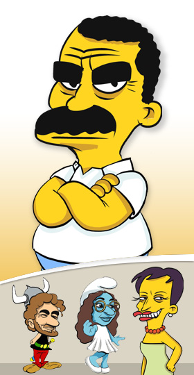 Réalisation de portrait façon manga portrait manga